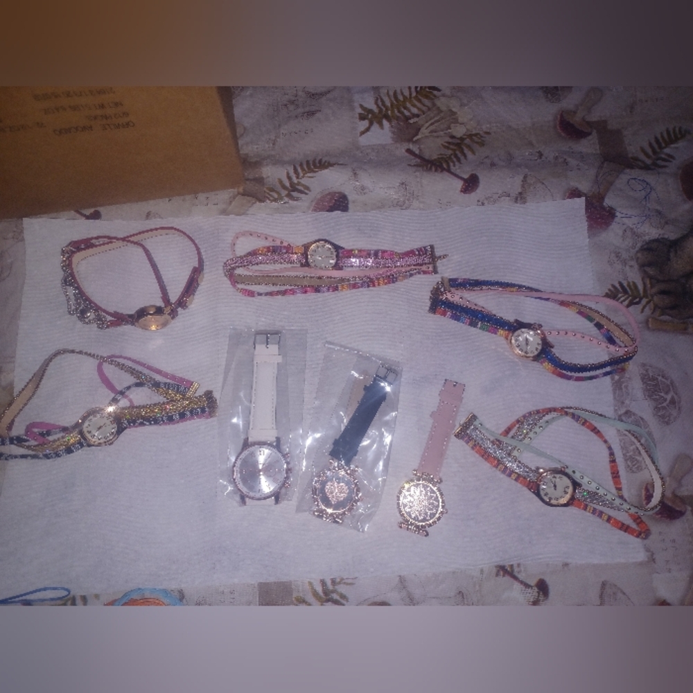 8 Colorful Beaded Wrap Bracelet Watches & Watches